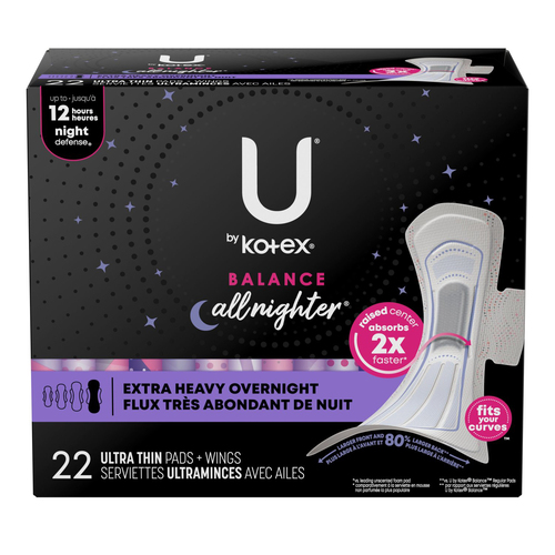 Serviettes hygiéniques de nuit ultra minces avec ailes