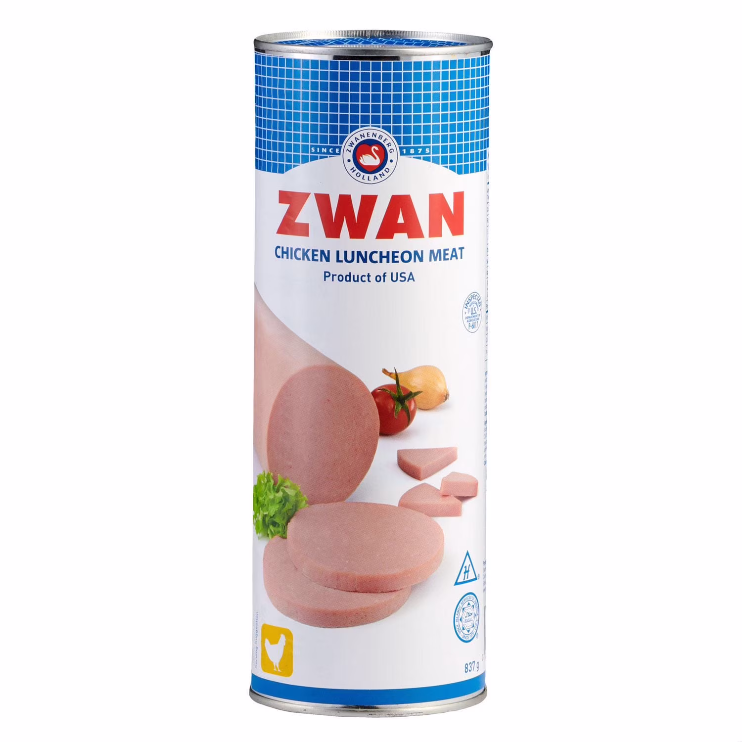 Zwan halal viande à lunch au poulet