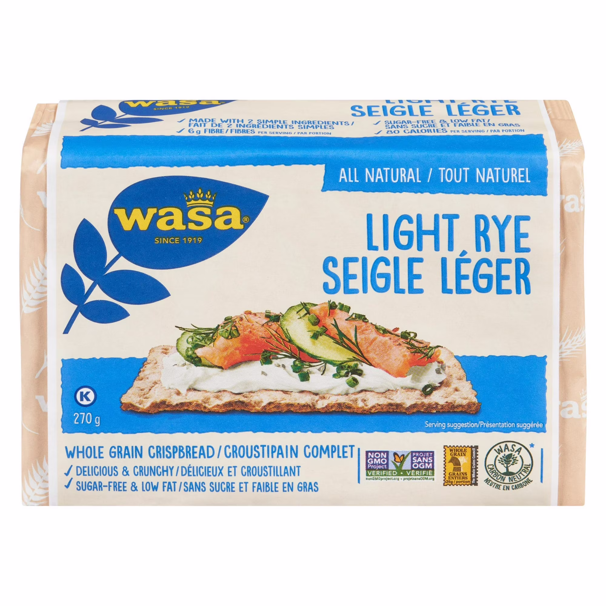 Pain de seigle pâle croustillant