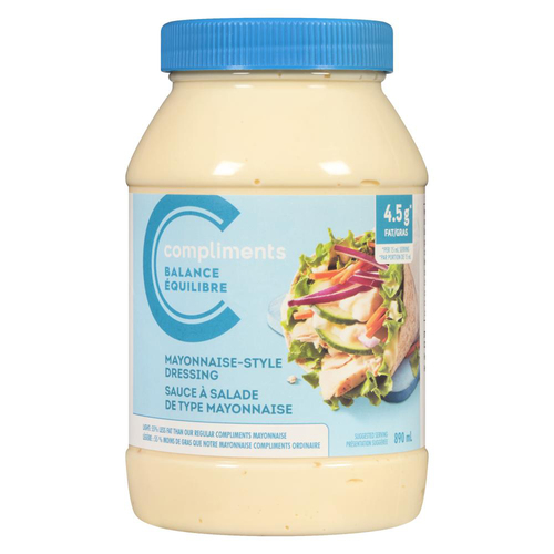 Compliments Équilibre Sauce à salade style mayonnaise 890 ml