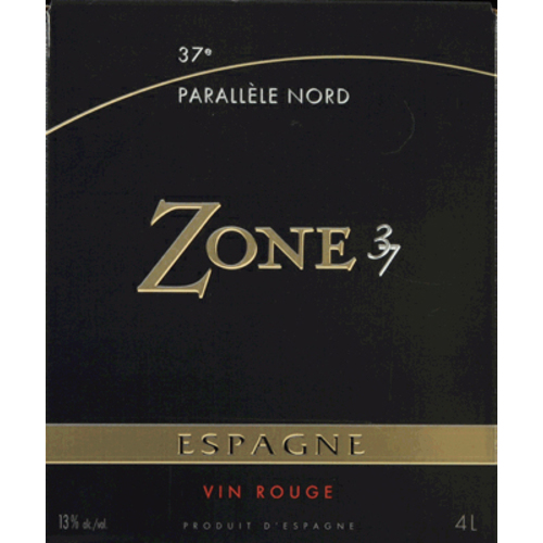 Zone 37 Vin rouge Espagne fruité et généreux 4 L