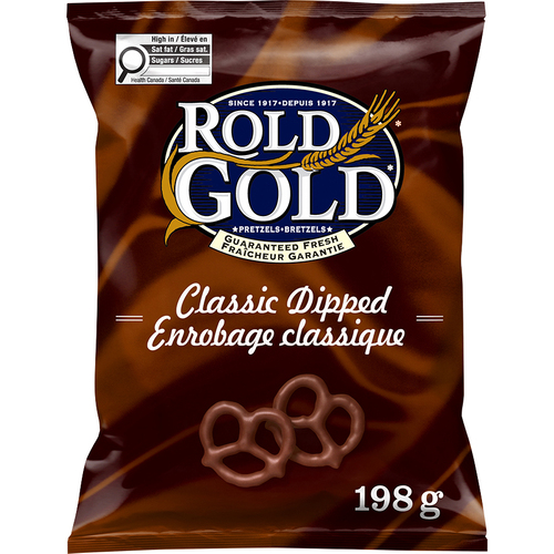 Bretzels enrobés de fudge