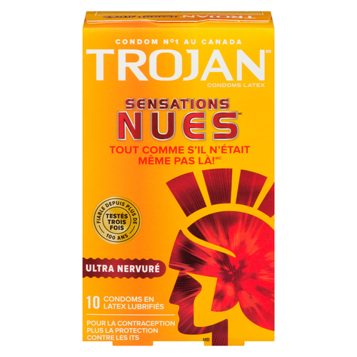 Trojan Condoms sensations nues 10 un