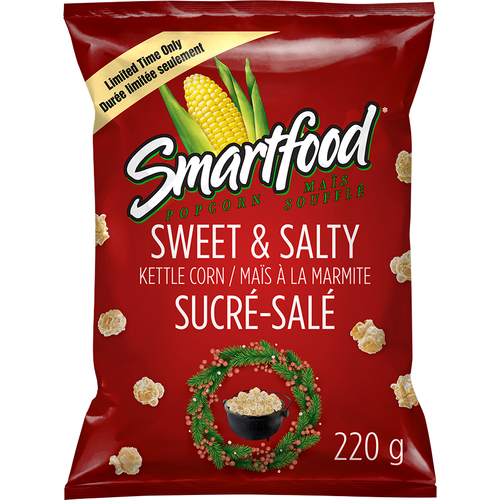 Smartfood Maïs soufflé assaisonné maïs à la marmite sucré-salé 220 g