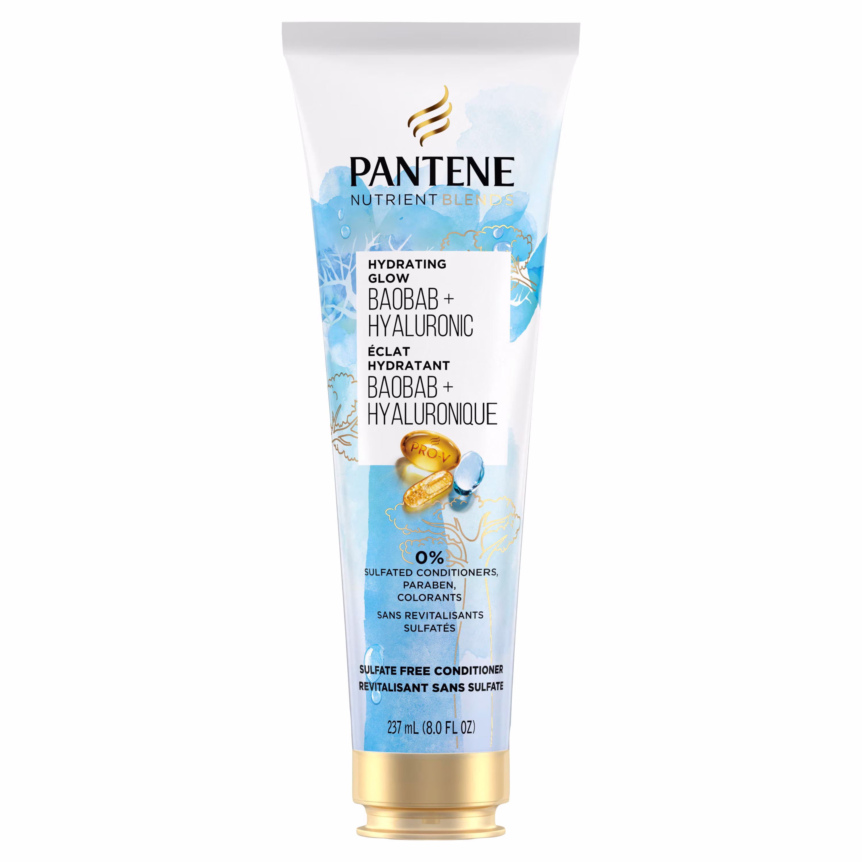 Revitalisant éclat hydratant sans sulfate avec essence de baobab