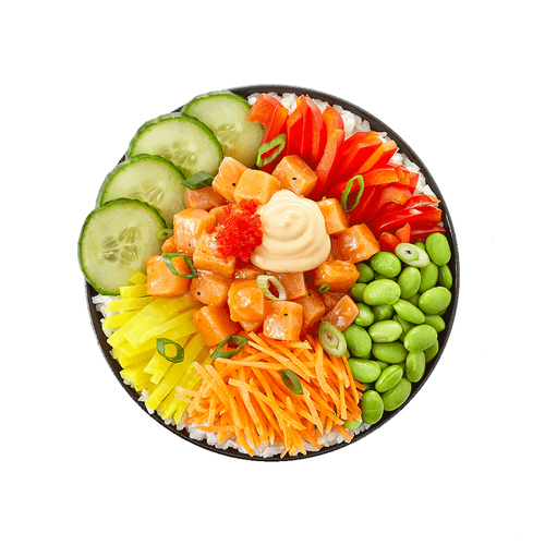 Mito Poke Bowl Pêche Saumon perlé 410 g