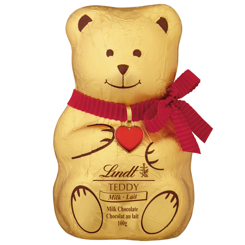 Ourson en chocolat au lait TEDDY chandail de Noël