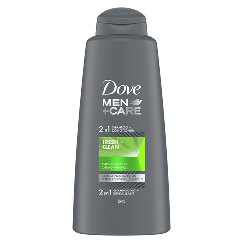 Shampooing et Revitalisant 2 en 1 cheveux secs Men+Care Fresh & Clean