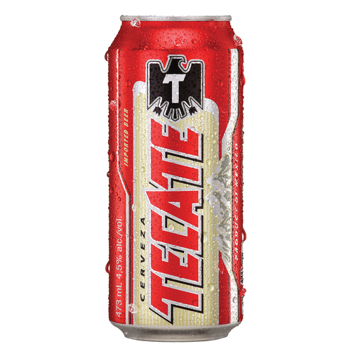 Tecate Bière 4.5% d'alcool 473 ml (canette)