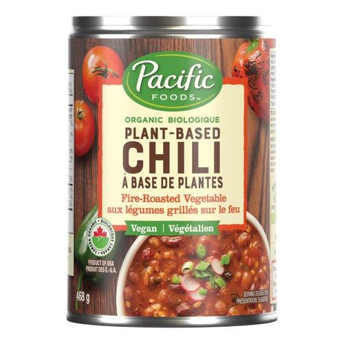 Chili grillé sur le feu biologique aux légumes