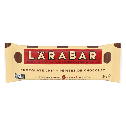 Lärabar Barre énergetique aux fruits et aux noix pépites de chocolat sans gluten 45 g