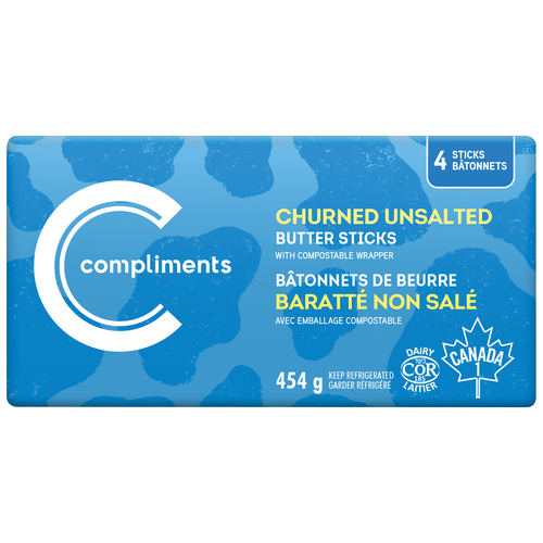 Compliments Bâtonnets de beurre non salés 454 g