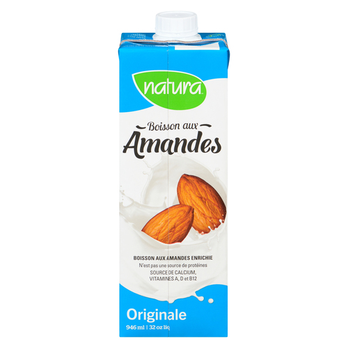 Natura Boisson aux amandes enrichie originale sans gluten 946 ml