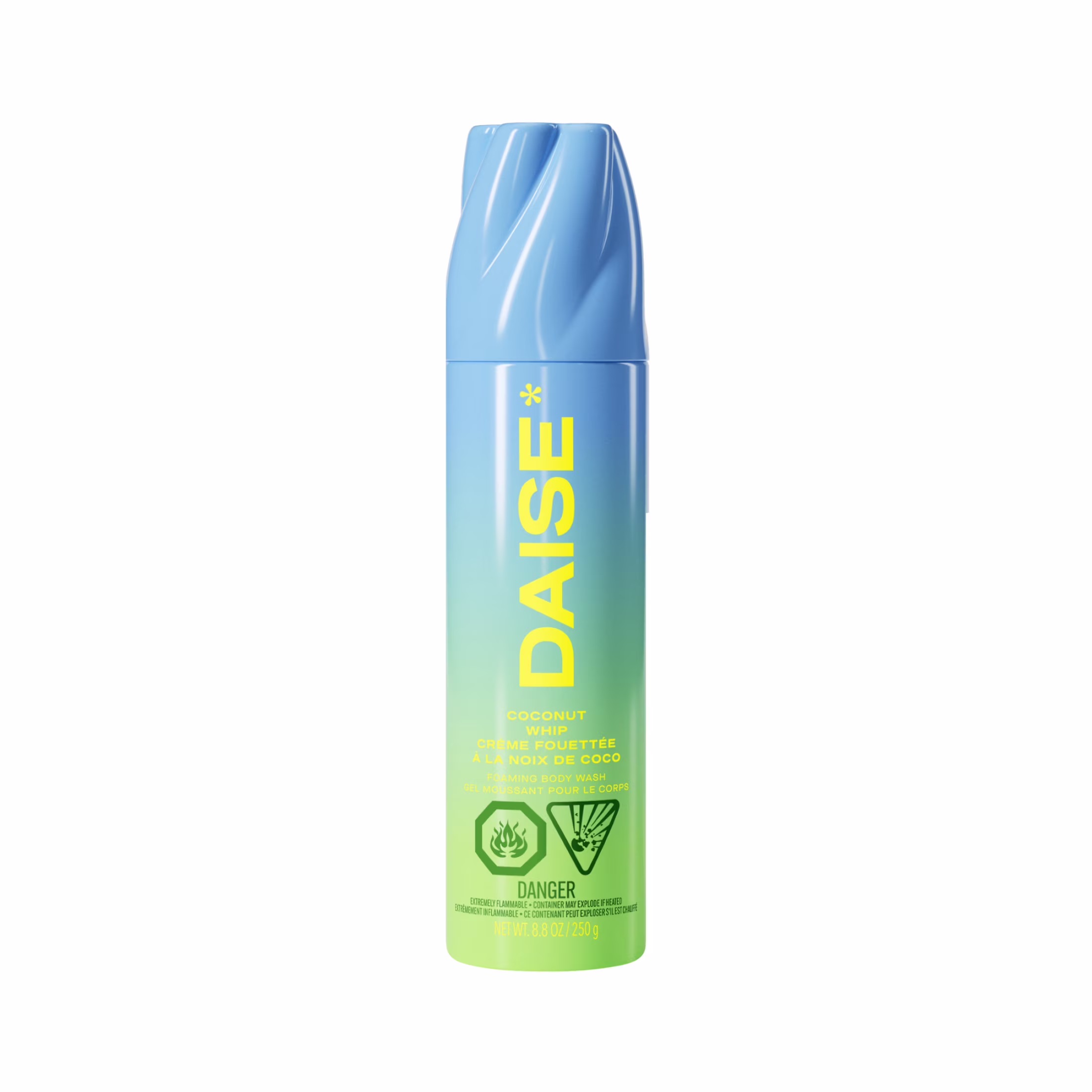 Daise gel douche moussant à la noix de coco. ultra hydratant pour la peau. 8.8 oz