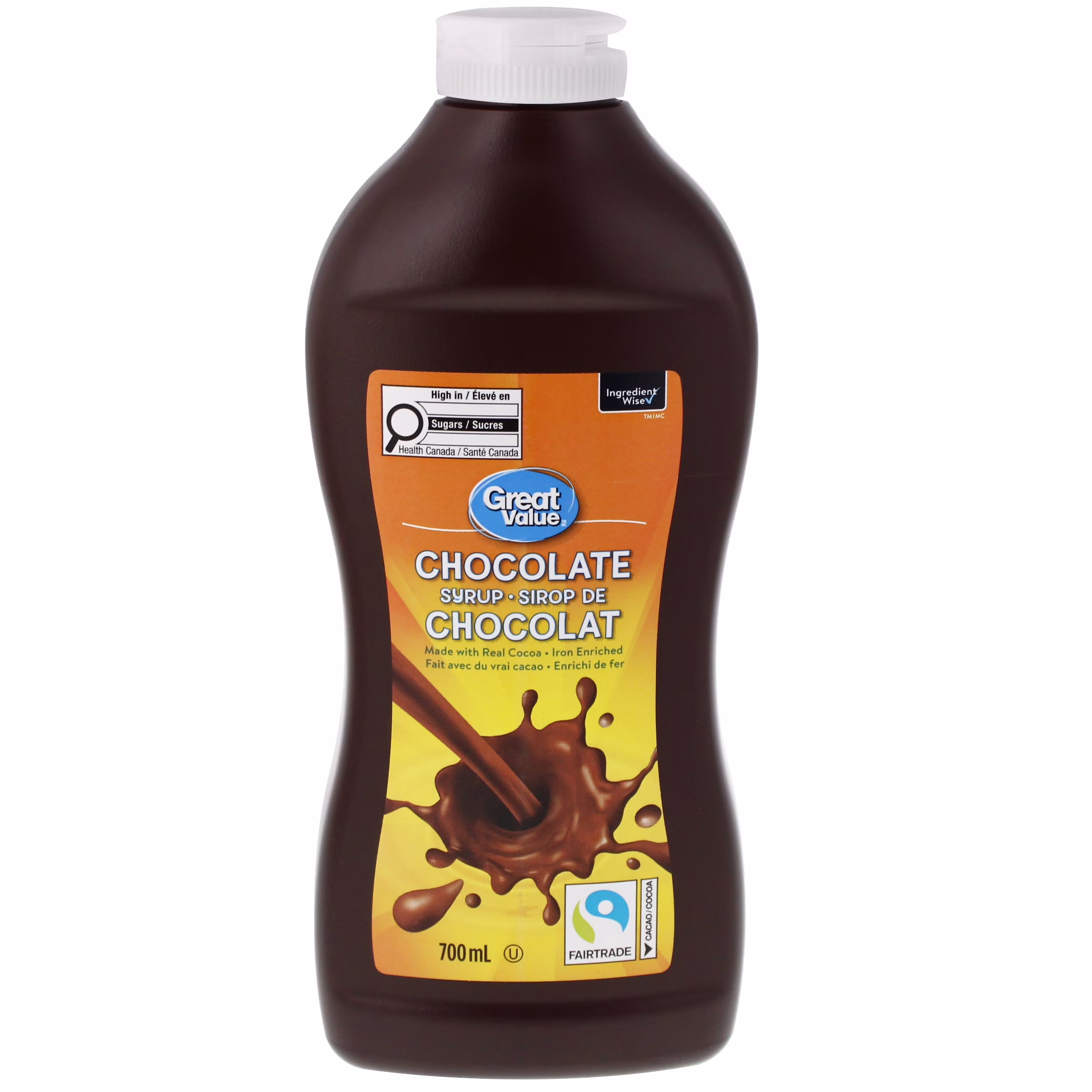 Sirop de chocolat great value