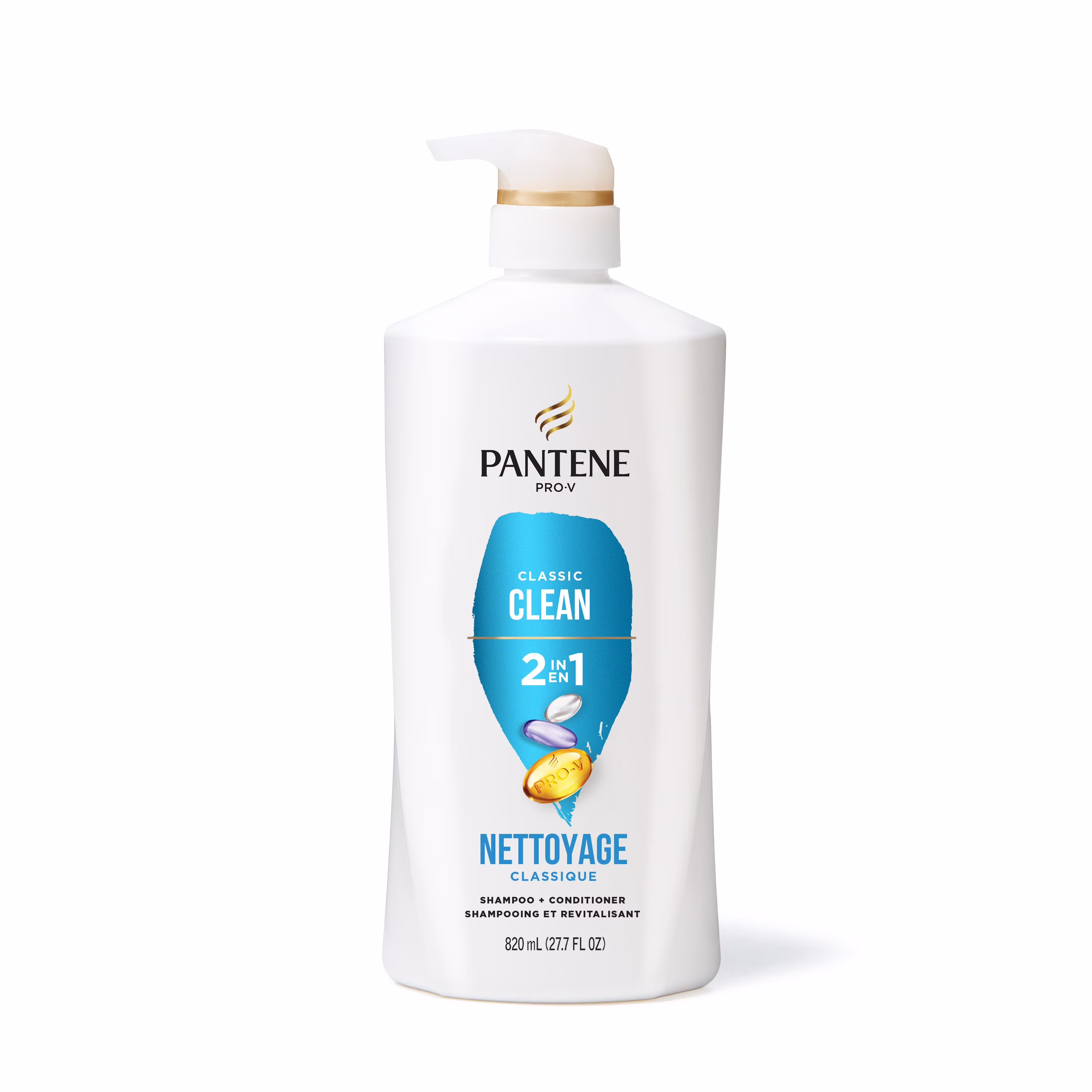 Pantene nettoyage classique 2-en-1 shampooing & revitalisant