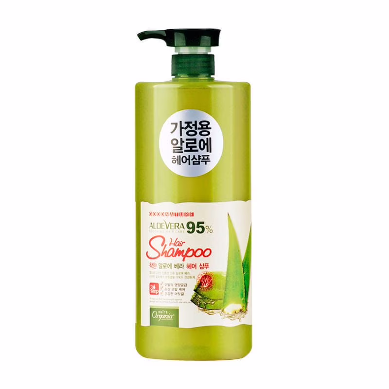 Whitecospharm white organia bonne nature aloe vera shampooing pour cheveux