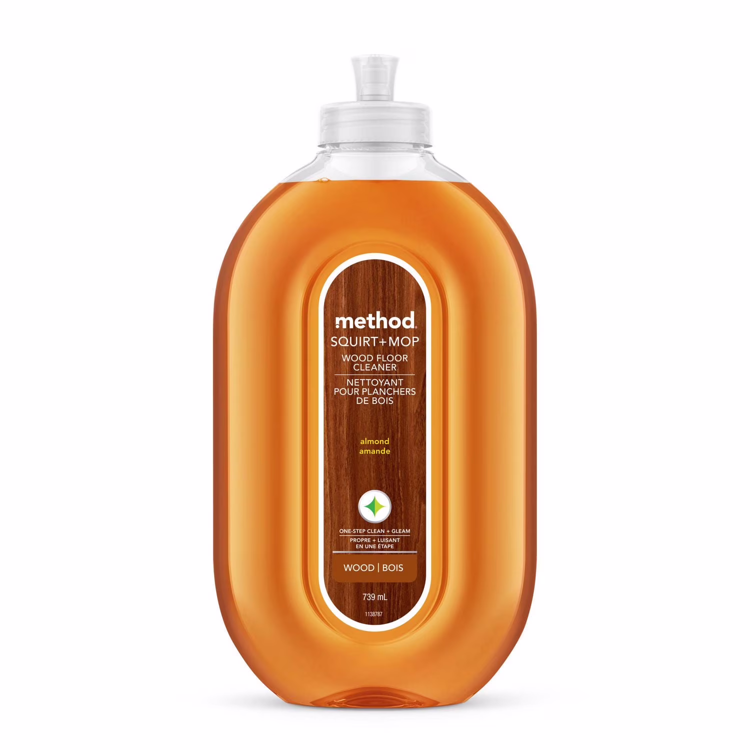 Method. nettoyant pour planchers de bois squirt + mop. amande