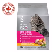 Pure balance pro+ chaton recette poulet et riz brun nourriture sèche pour chat . 1.5 kg