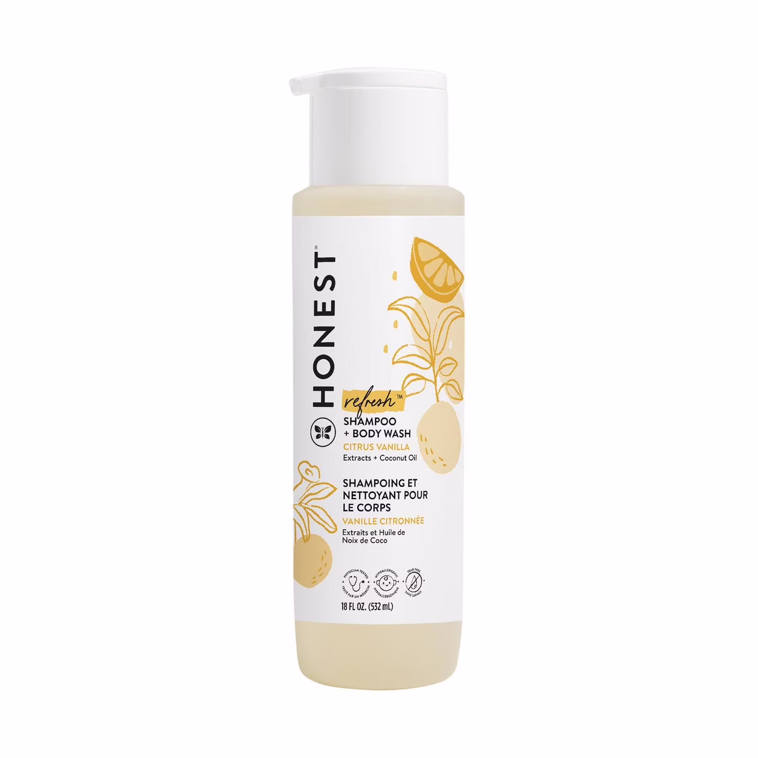 Honest body wash agrumes vanille valeur sz