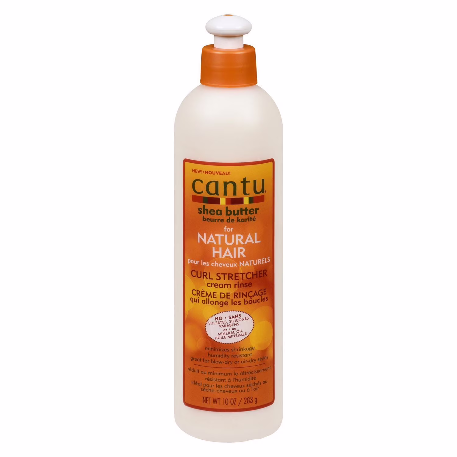 Cantu crème de rincage qui allonge les boucles