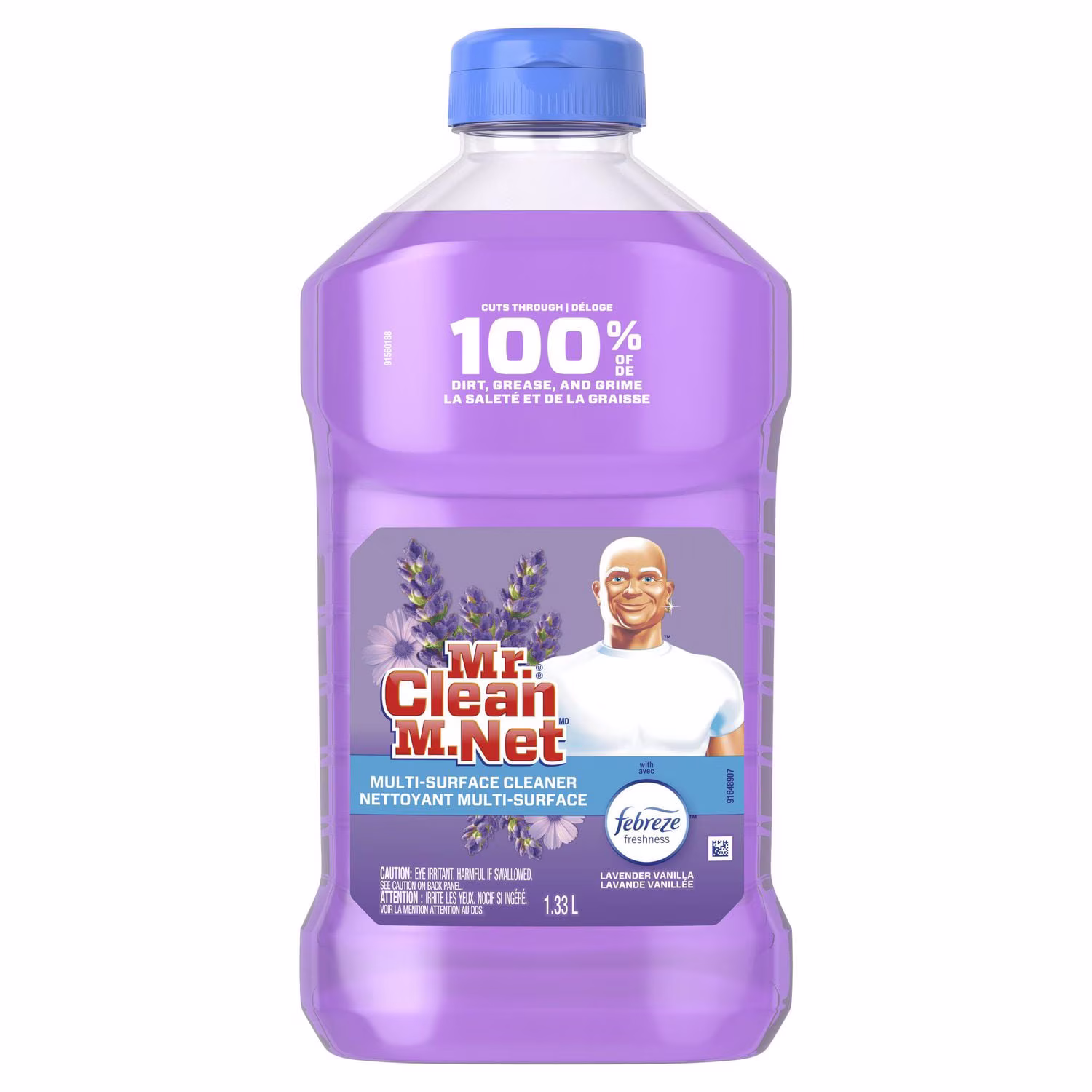 Mr. clean nettoyant multi-surface à la fraîcheur de febreze. lavande vanille. 1.33l