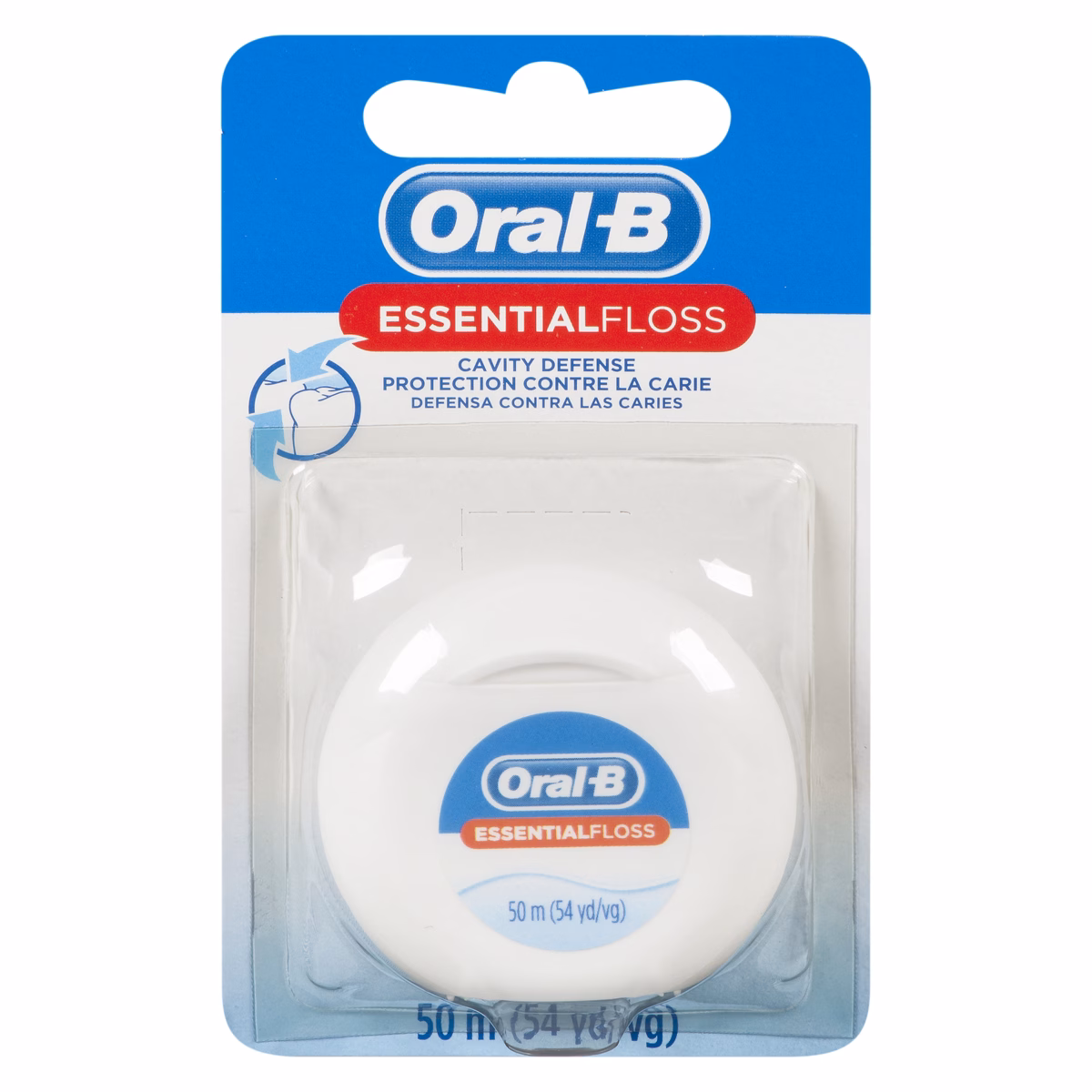 Soie dentaire EssentialFloss Protection contre la carie, 50m
