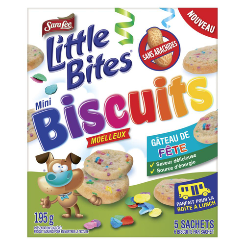 Sara Lee Little Bites Biscuits gâteau de fête 195 g