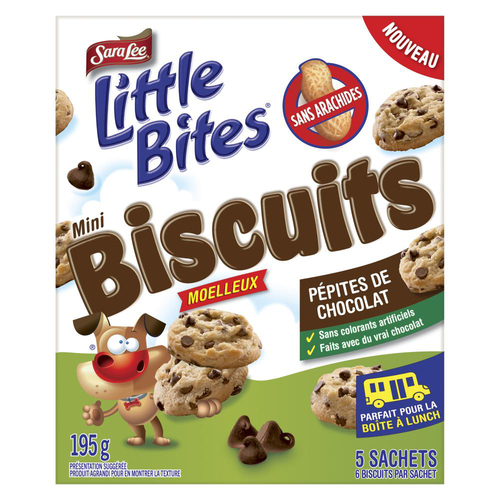 Sara Lee Little Bites Biscuits pépites de chocolat 195 g