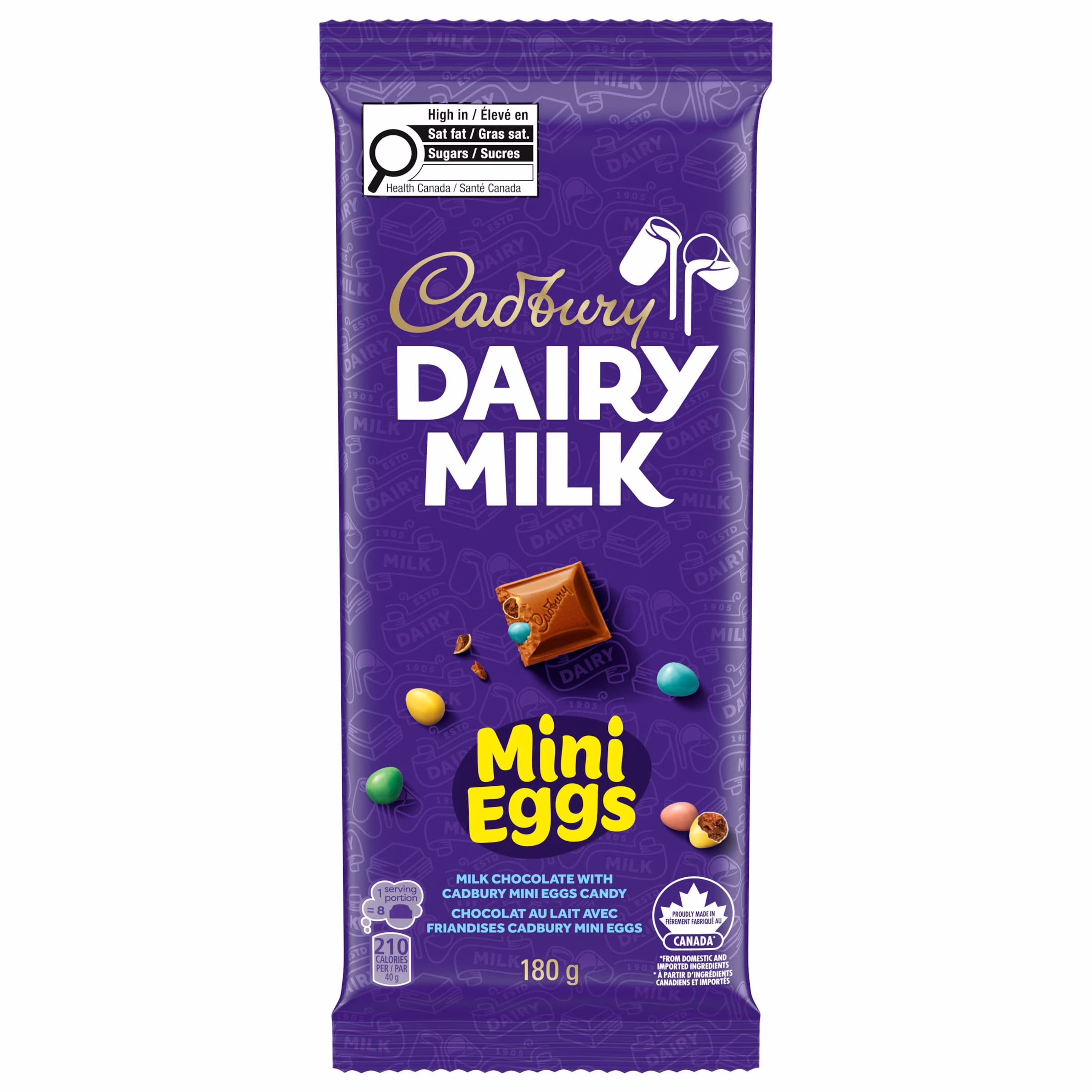 Tablette de chocolatDAIRYMILK avec MiniEggs