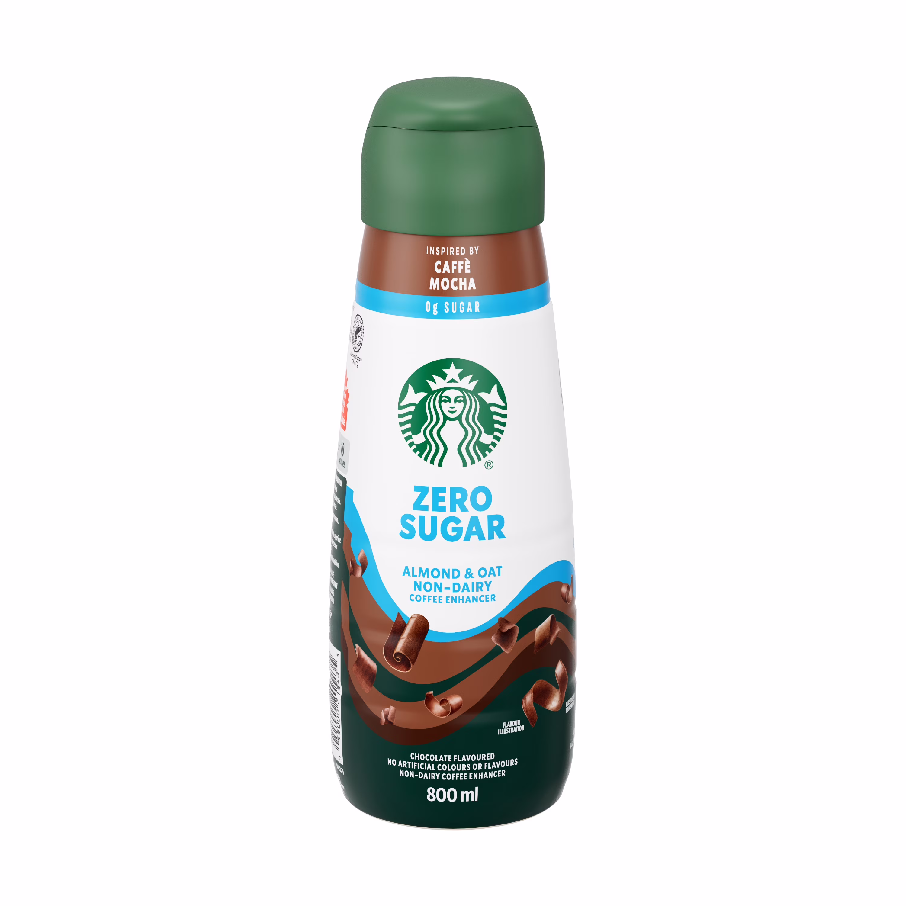 Produit non laitier sans sucre pour café, amande et avoine, café moka