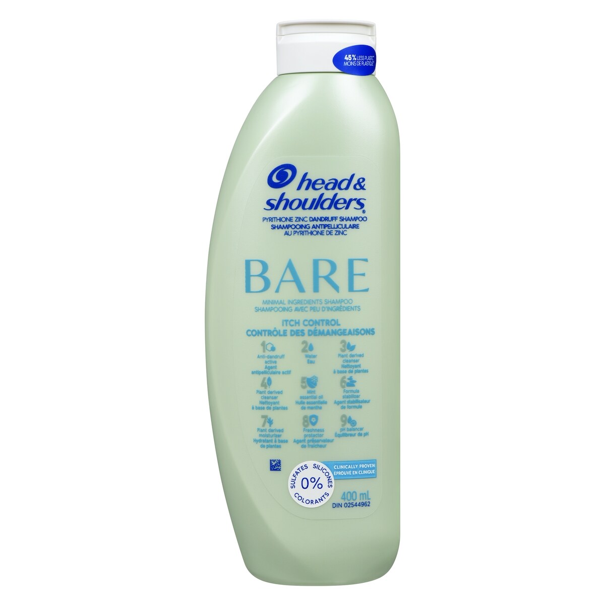 Shampooing antipelliculaire Contrôle des démangeaisons BARE, traitement antipelliculaire