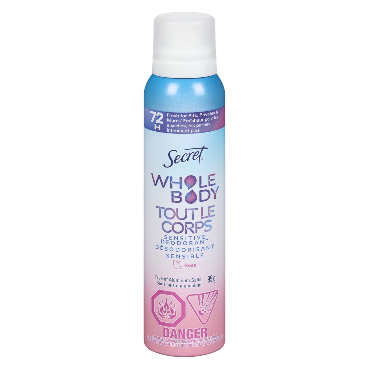 Vaporisateur Tout le corps, Rose  99 g