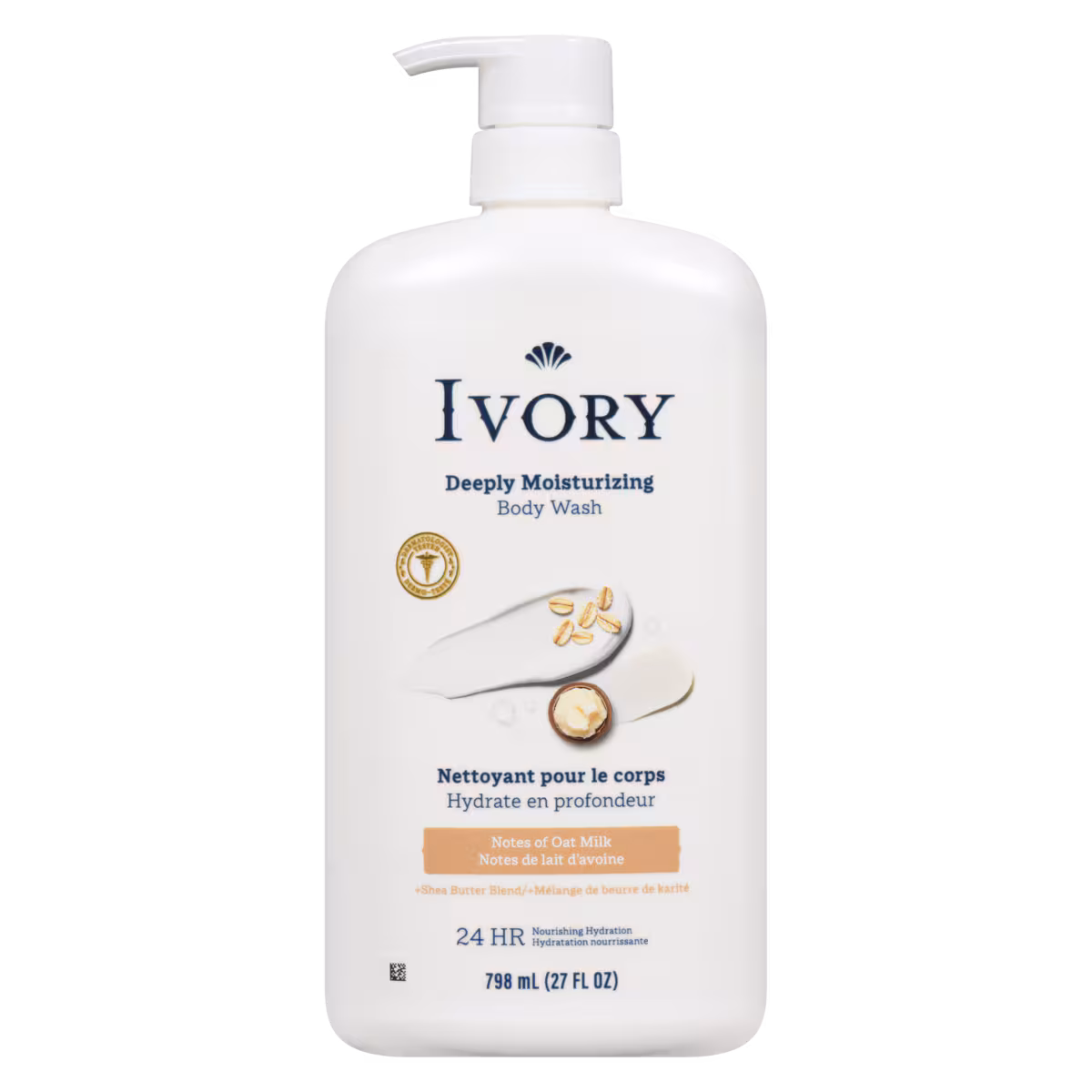 Nettoyant pour le corps hydratant en profondeur, notes de lait d'avoine