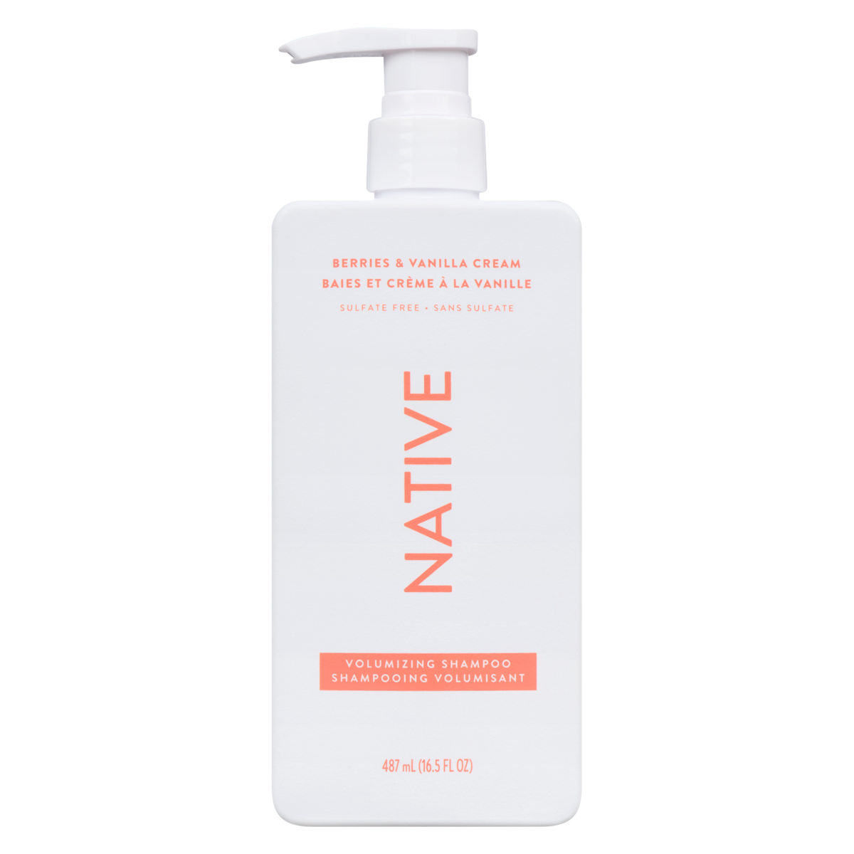 Shampooing volumisant, baies et crème à la vanille