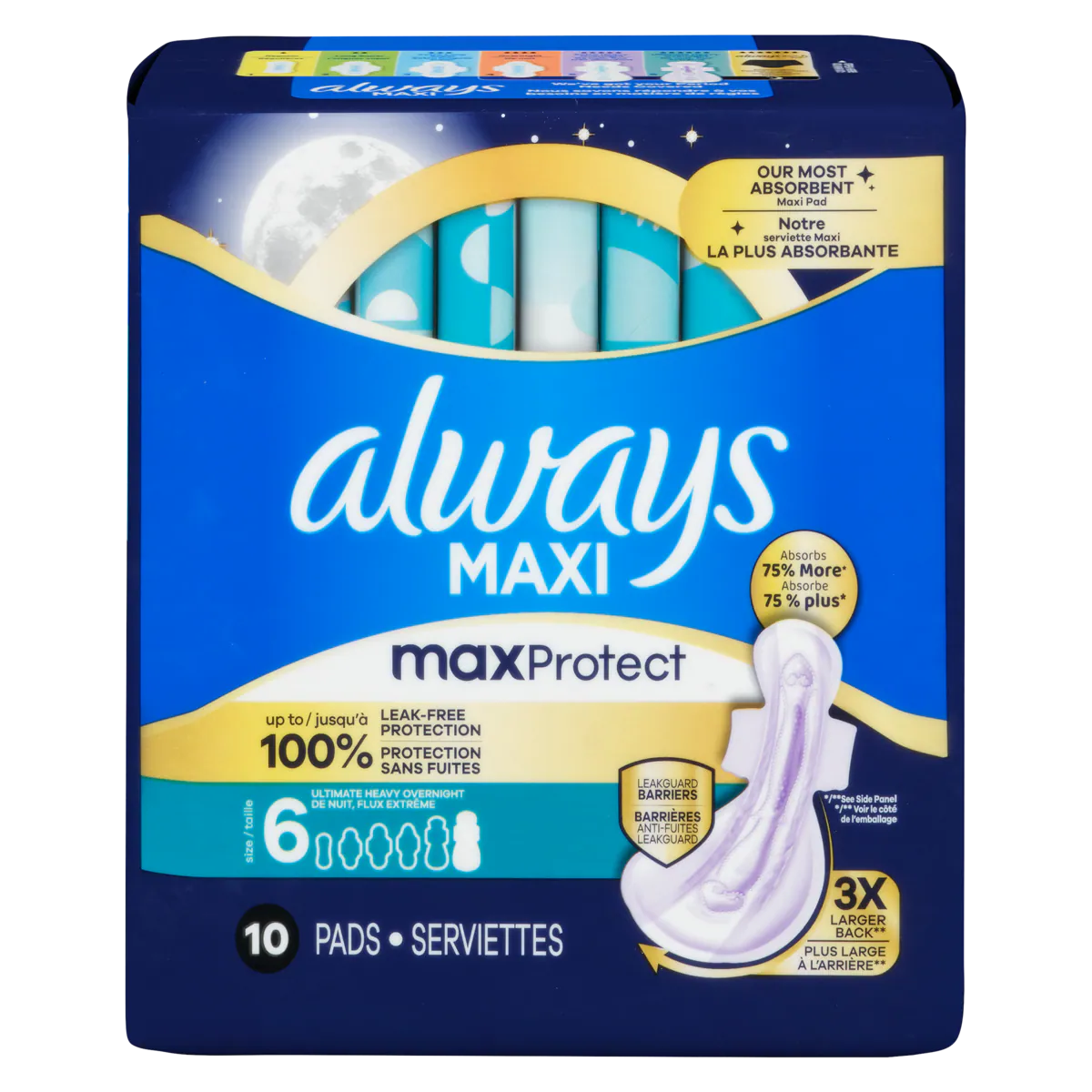 Serviettes maxprotect, paquet de 10