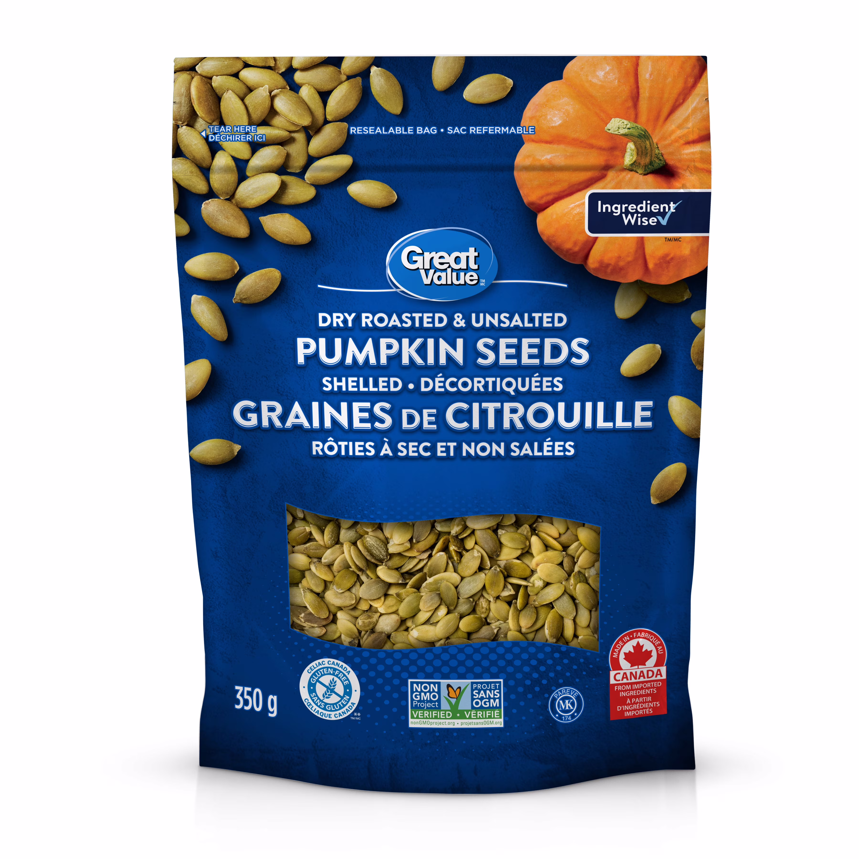 Great value pl graines de citrouille non incluses