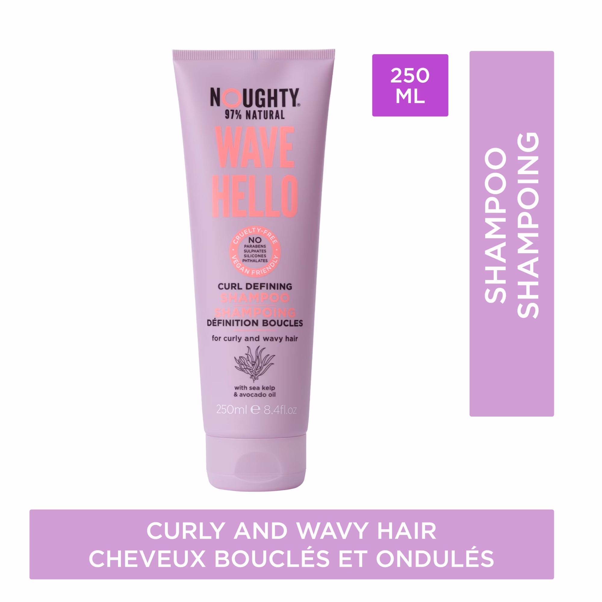 Noughty - wave hello shampooing définissant les boucles