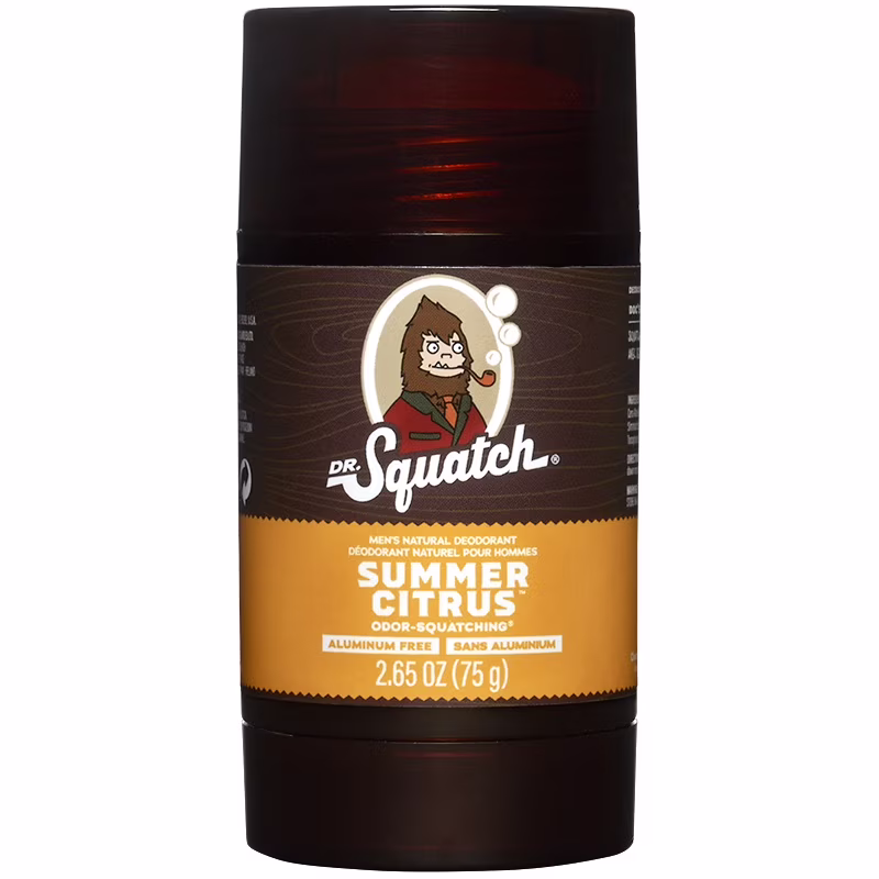 Dr. squatch natural deodorant for men - summer citrus