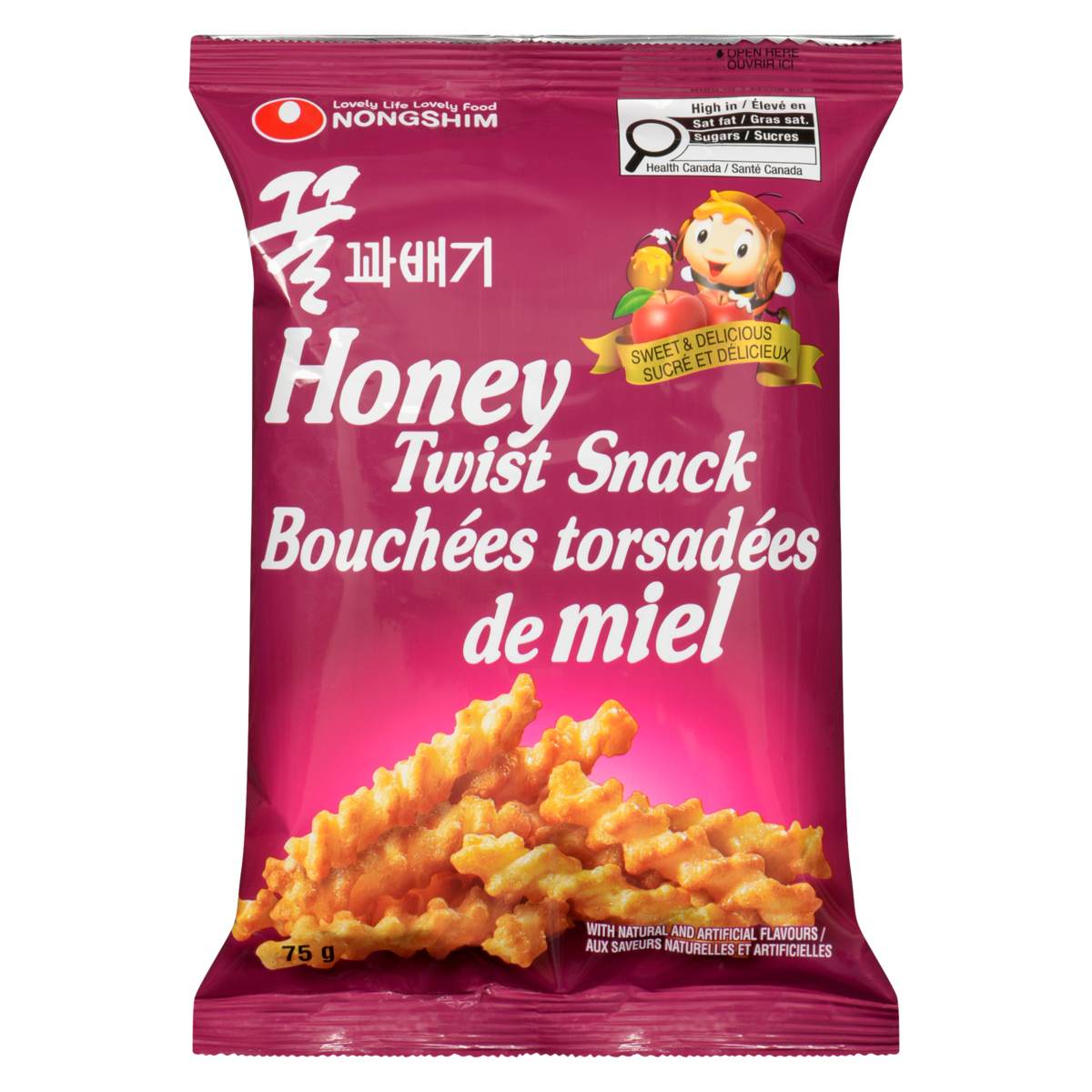 Bouchées torsadées de miel