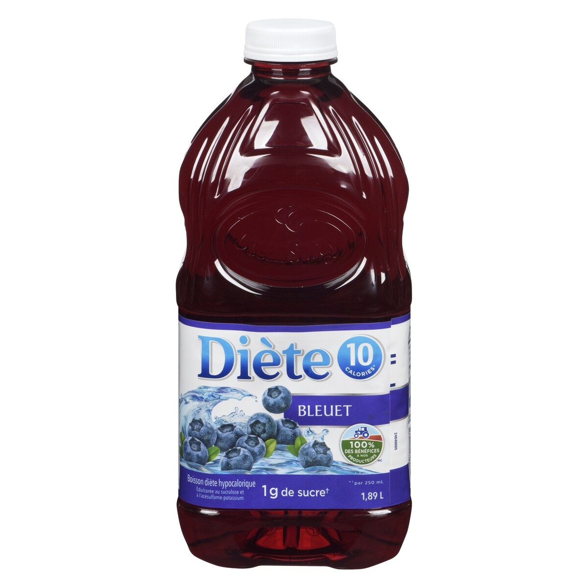 Boisson diète bleuet