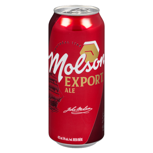 Molson Export Bière 5% d'alcool 473 ml (canette)
