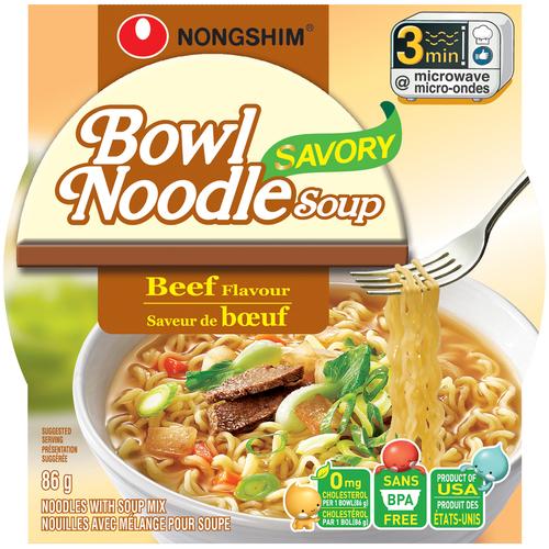 Mélange pour soupe de nouilles à saveur de boeuf