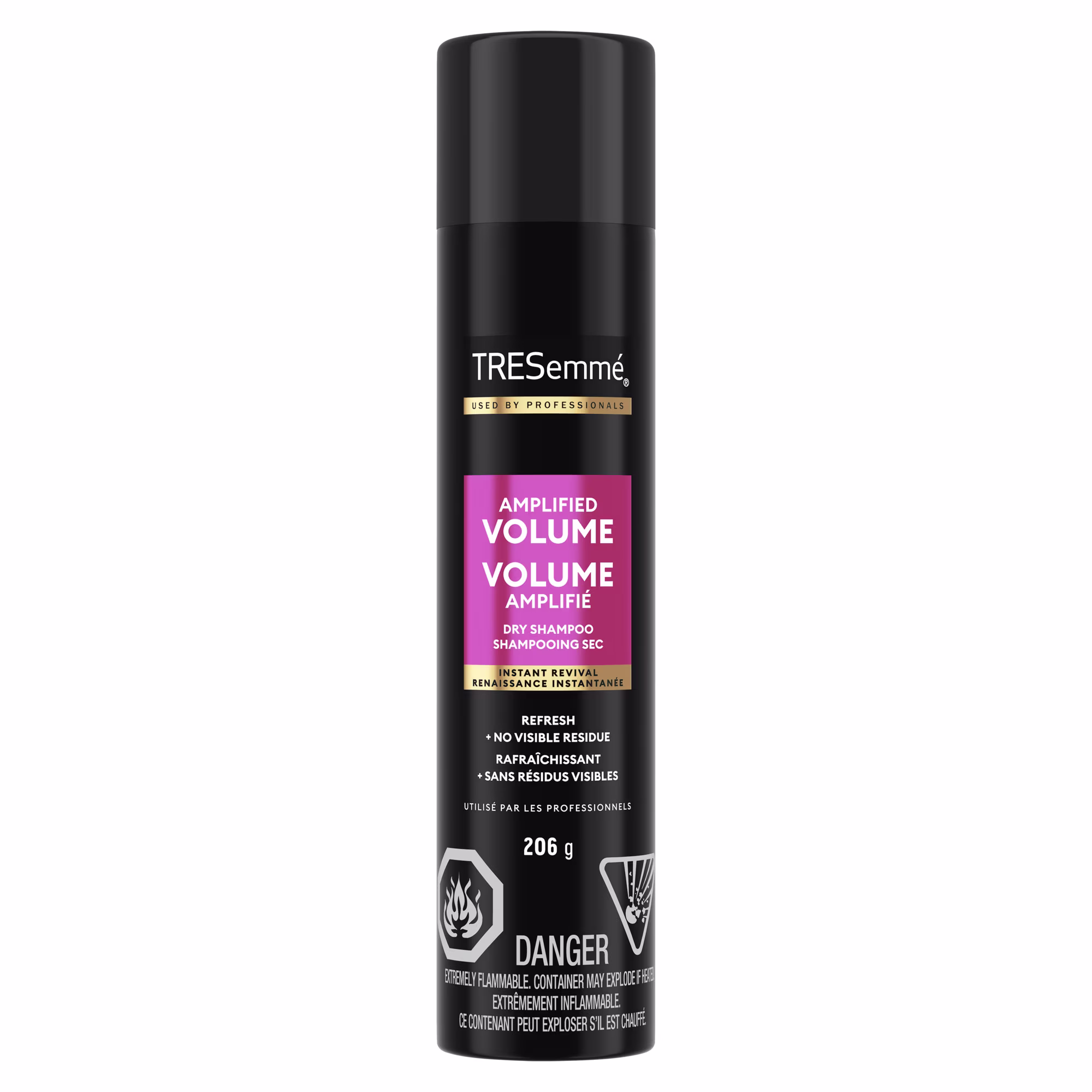 Tresemmé shampooing sec volume amplifié renaissance instantanée.