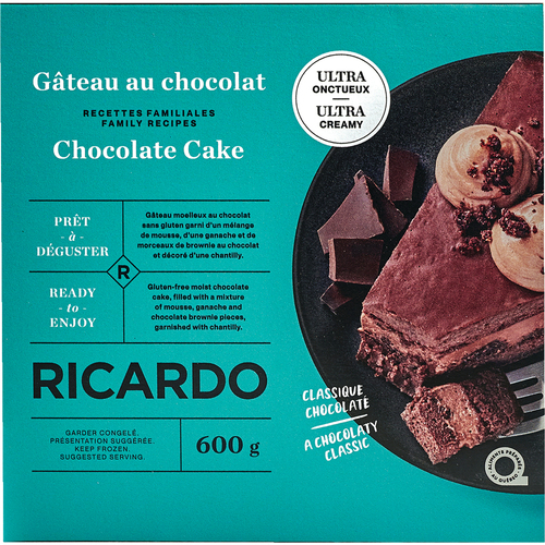 RICARDO Gâteau au chocolat 600 g