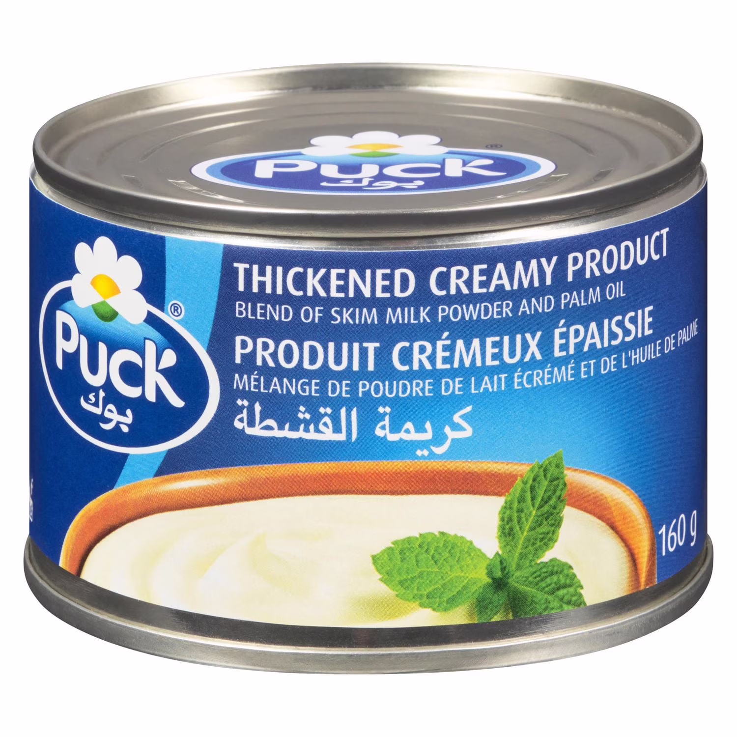 Produit crémeuxbrépaissi puck