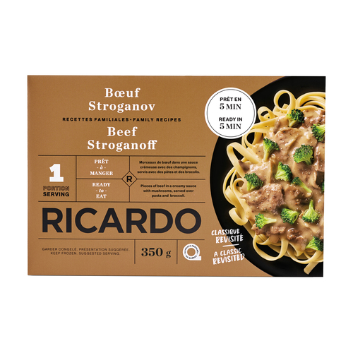 RICARDO Boeuf stroganoff 350 g