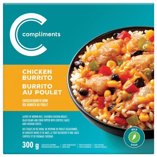 Compliments Burrito au poulet bol 300 g