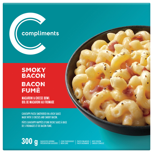 Compliments Bol de macaroni au fromage bacon fumé 300 g