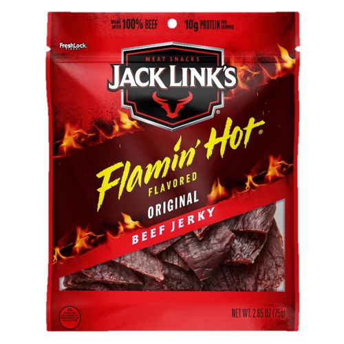 Jack Link's Jerky de Bœuf original flamin chaud 75 g